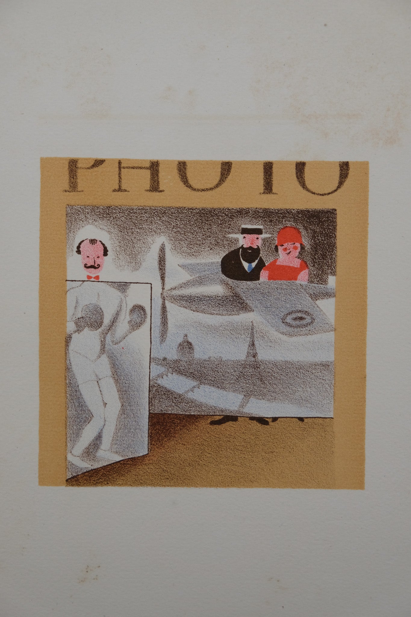 Lucien BOUCHER : Le photographe - Lithographie originale