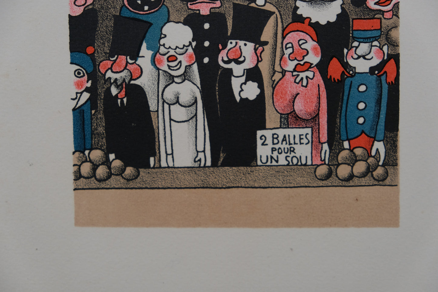 Lucien BOUCHER : Noce a Nini- Lithographie originale