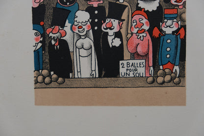 Lucien BOUCHER : Noce a Nini- Lithographie originale