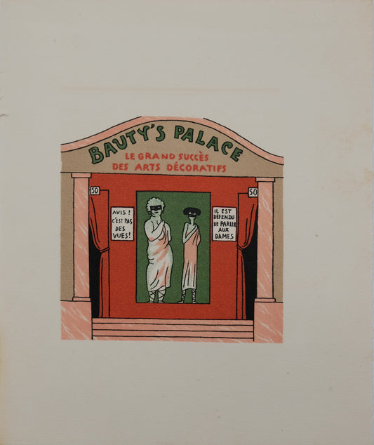 Lucien BOUCHER : Bauty's Palace - Lithographie originale