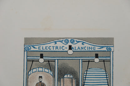 Lucien BOUCHER : La Balançoire électrique - Lithographie originale