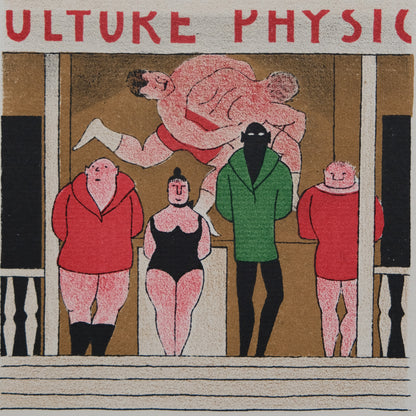 Lucien BOUCHER : La Culture physique - Lithographie originale
