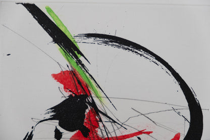 Jean MIOTTE : Composition abstraite D - Gravure originale signée