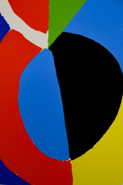 Sonia DELAUNAY : Rythme de couleurs - Lithographie et pochoir original