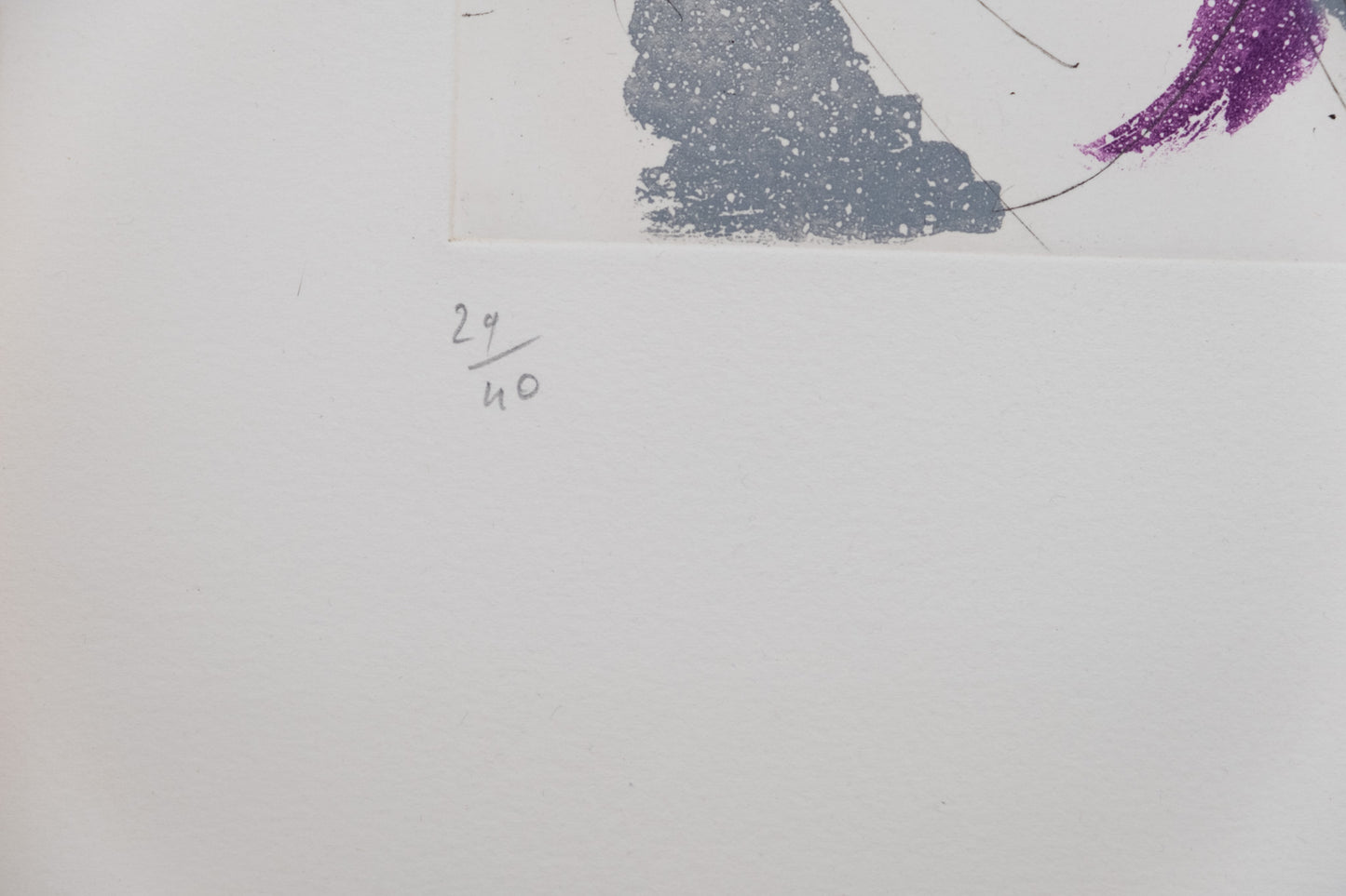 Jean MIOTTE : Composition abstraite H - Gravure originale signée
