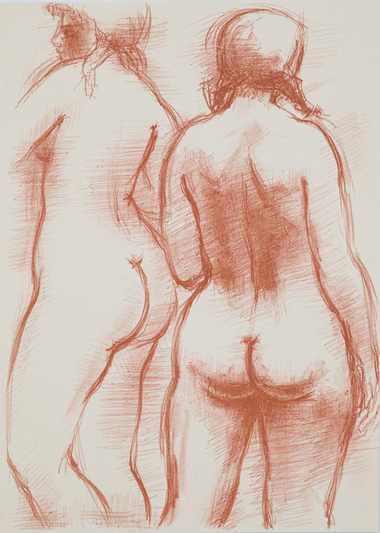 Antoniucci VOLTI : Nus de dos - Lithographie originale