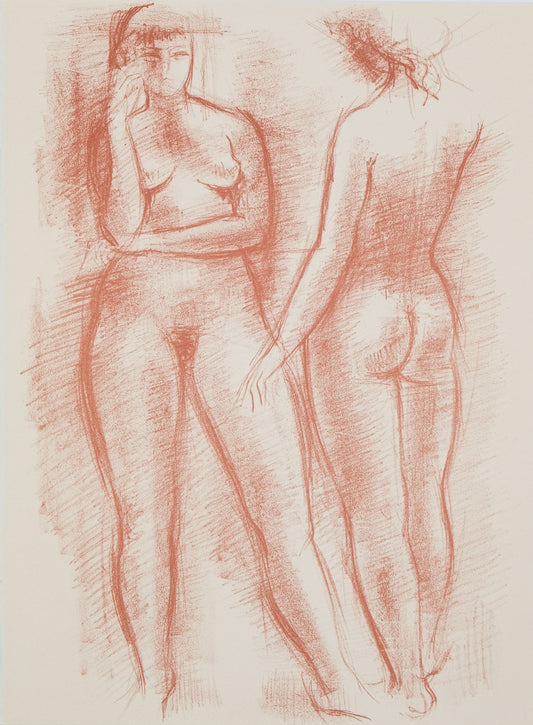 Antoniucci VOLTI : Femmes nues en contrapposto - Lithographie originale