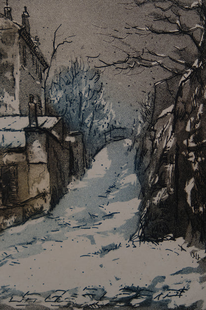 Paul TRELADE (Gen PAUL) : Le lapin agile - Gravure originale signée