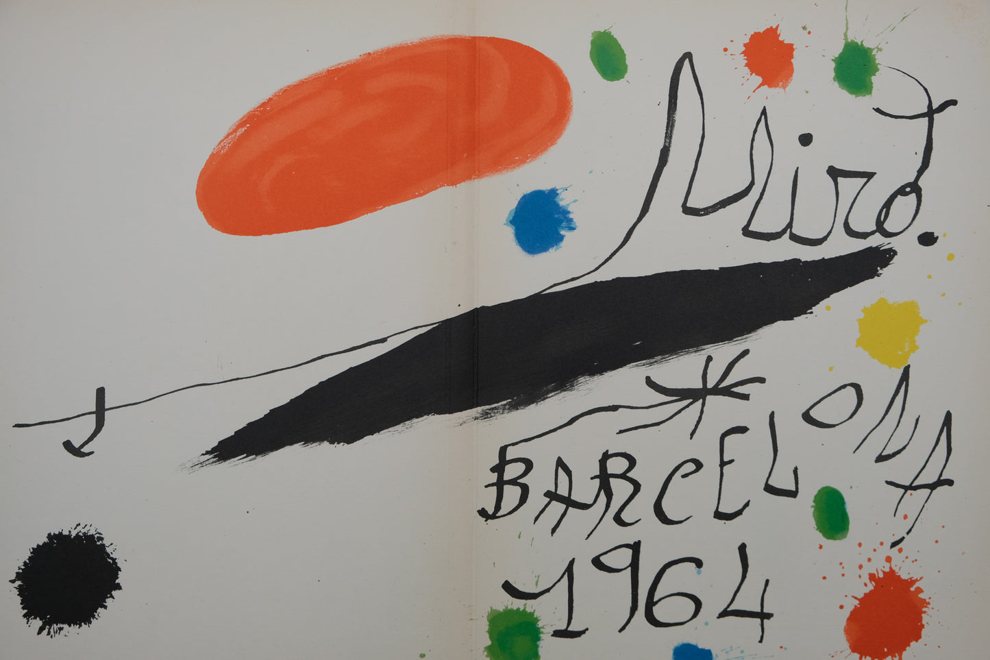Joan MIRO : Barcelona 1964 - Lithographie originale signée