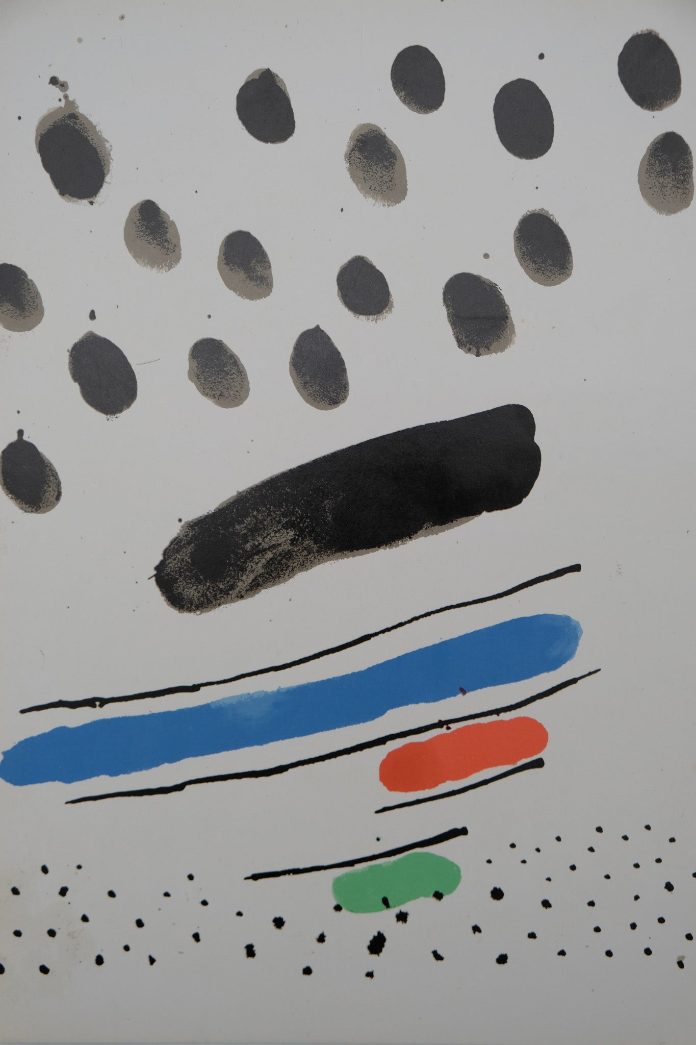 Joan MIRO : Tapis de Tarragona XVI - Lithographie en couleurs