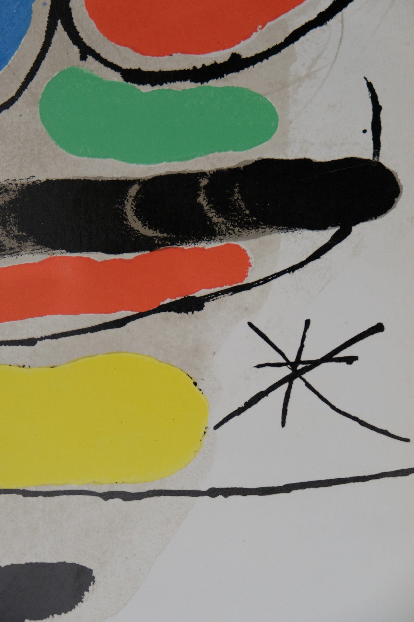 Joan MIRO : Tapis de Tarragona XV - Lithographie en couleurs