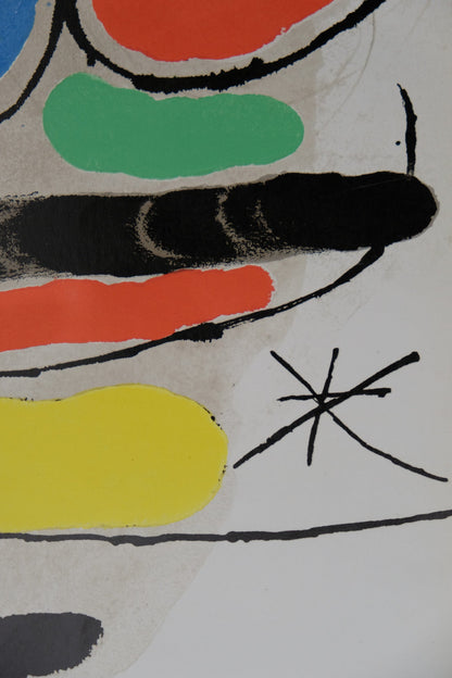 Joan MIRO : Tapis de Tarragona XV - Lithographie en couleurs