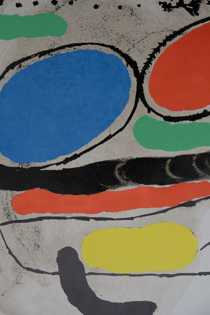 Joan MIRO : Tapis de Tarragona XV - Lithographie en couleurs