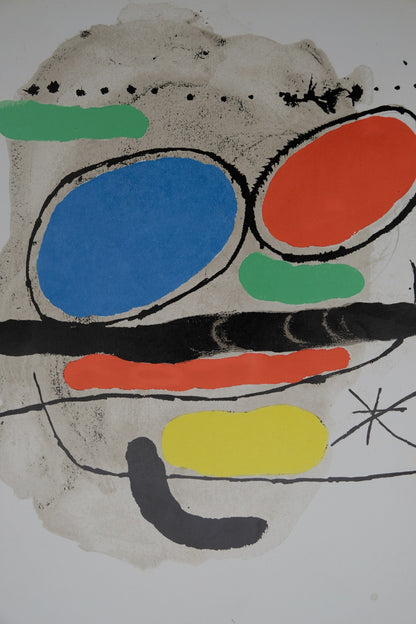 Joan MIRO : Tapis de Tarragona XV - Lithographie en couleurs