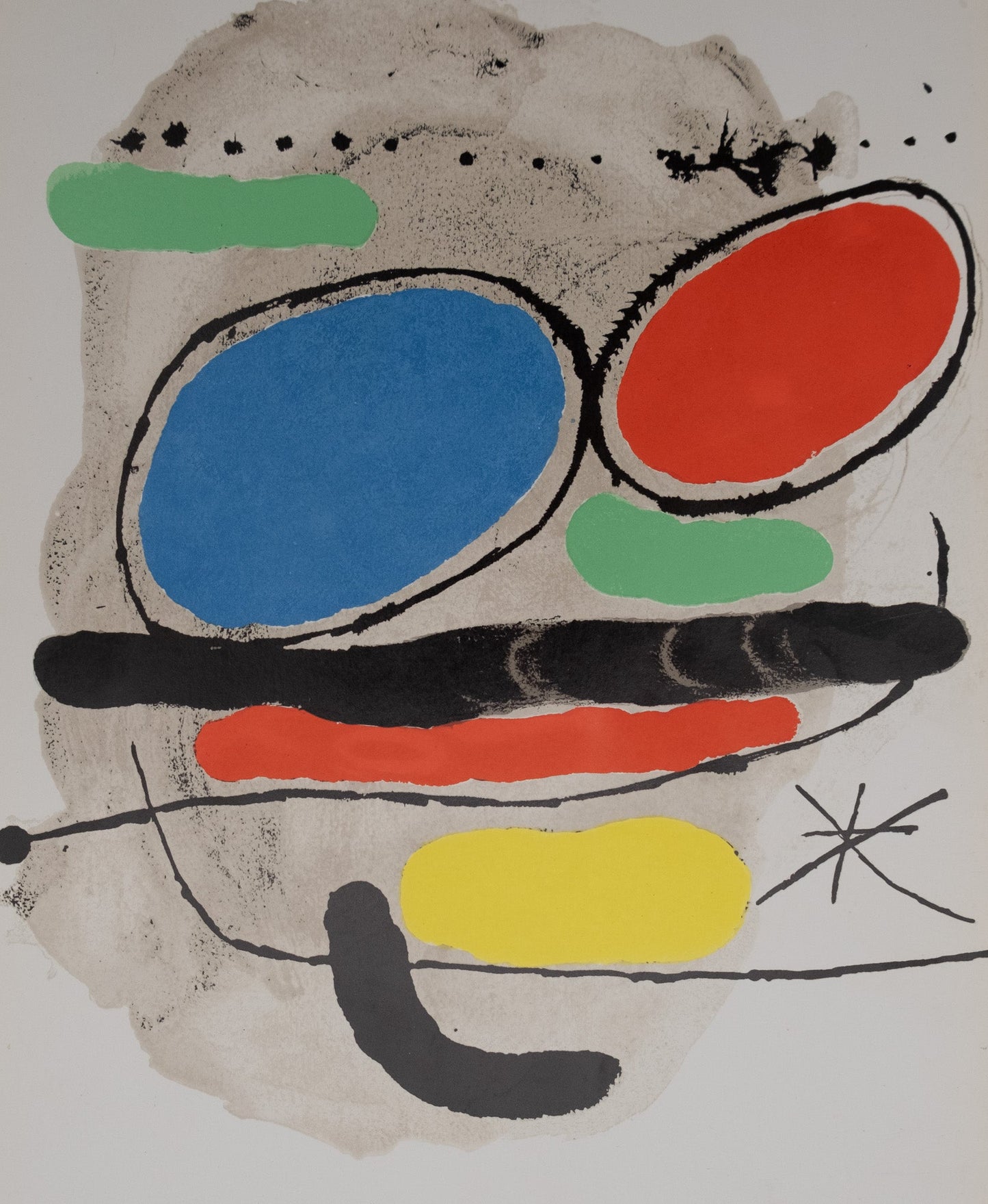 Joan MIRO : Tapis de Tarragona XV - Lithographie en couleurs