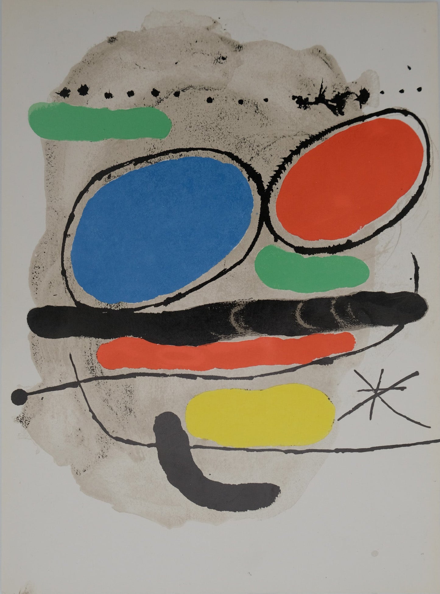 Joan MIRO : Tapis de Tarragona XV - Lithographie en couleurs
