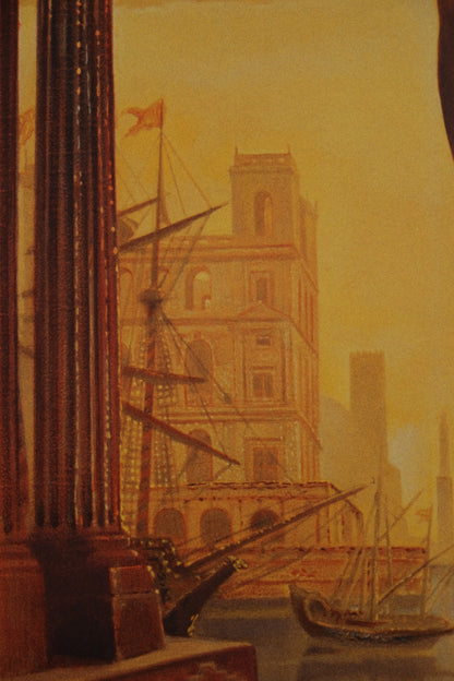 Salvador DALI : La main de Dali retirant une Toison d'Or - Lithographie signée
