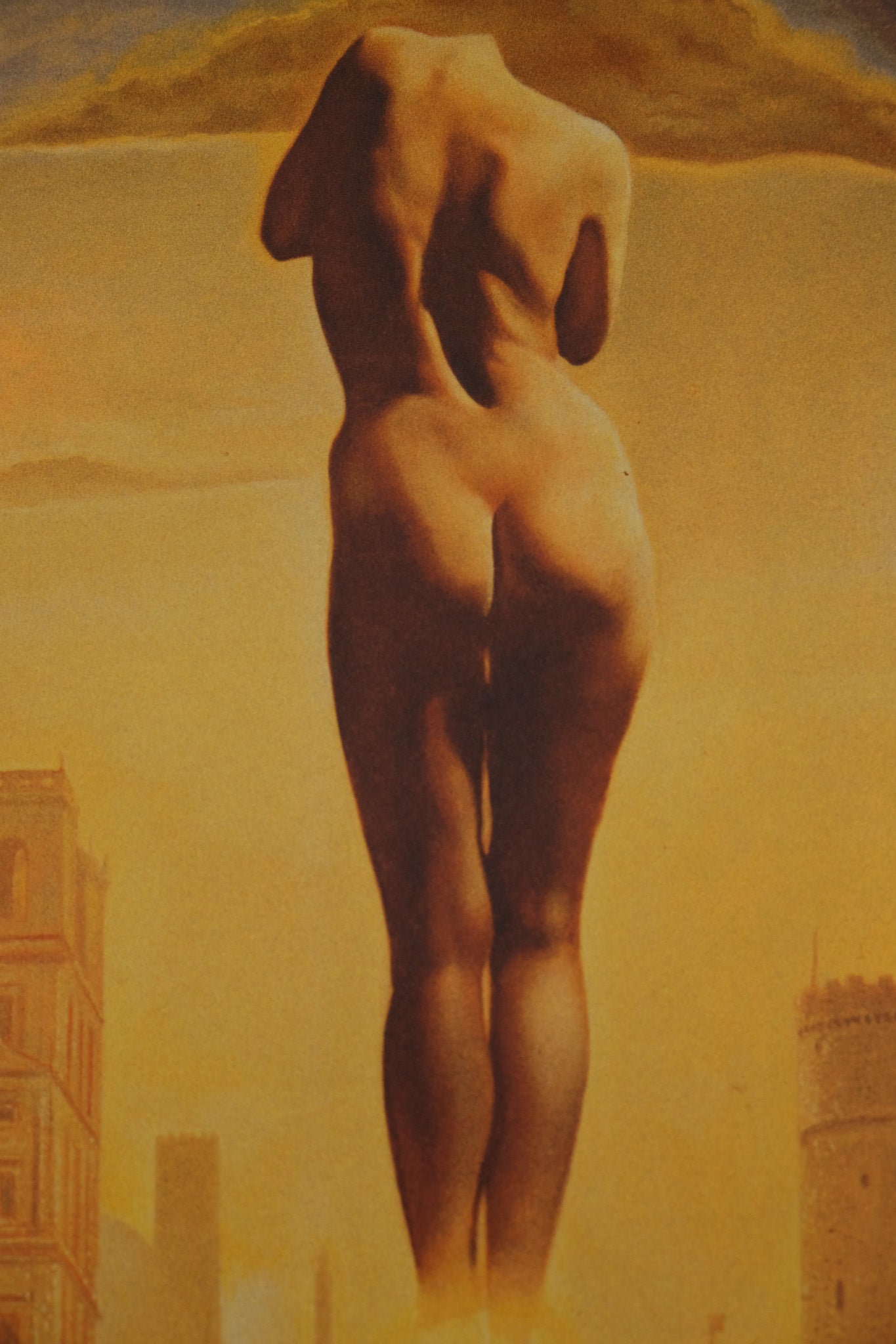 Salvador DALI : La main de Dali retirant une Toison d'Or - Lithographie signée