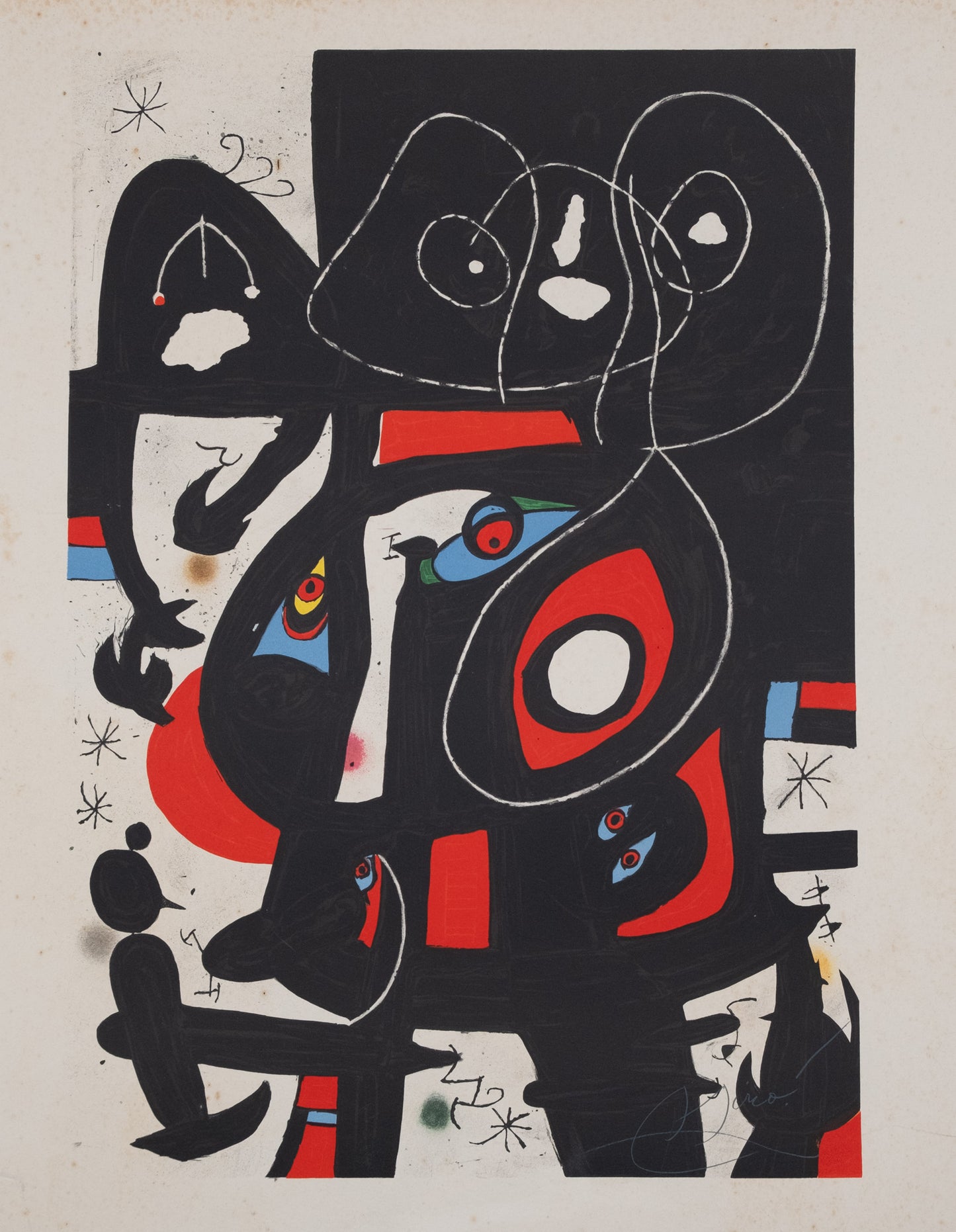 Joan MIRO : Galerie Jofa Kim  - Lithographie originale signée