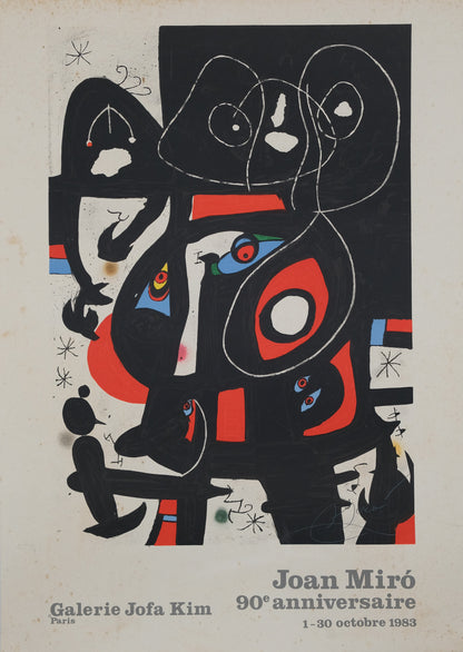 Joan MIRO : Galerie Jofa Kim  - Lithographie originale signée