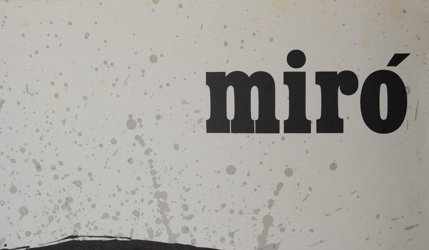 Joan MIRO : UNESCO Droits de l'homme  - Lithographie originale