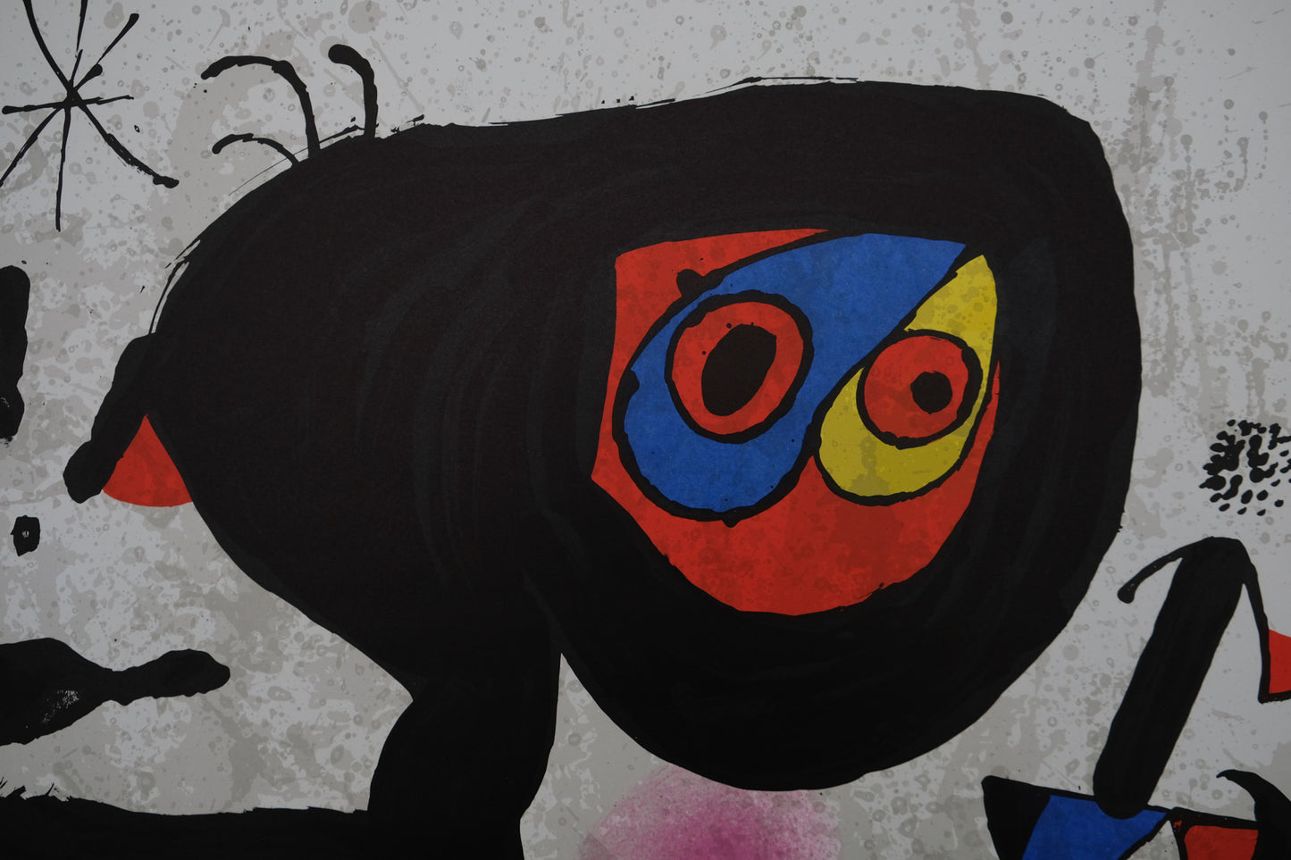 Joan MIRO : UNESCO Droits de l'homme  - Lithographie originale