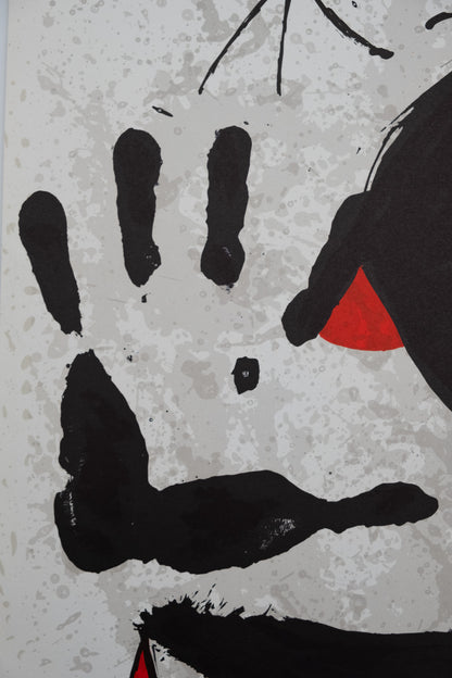 Joan MIRO : UNESCO Droits de l'homme  - Lithographie originale
