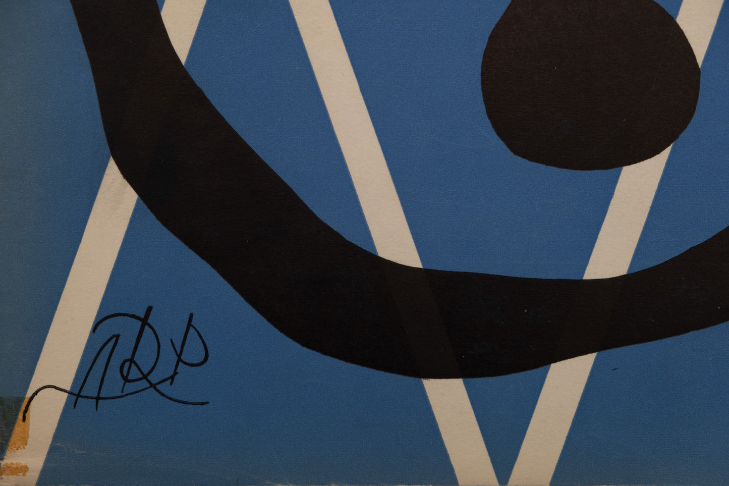 Jean ARP : L'horloge abstraite - Lithographie originale signée