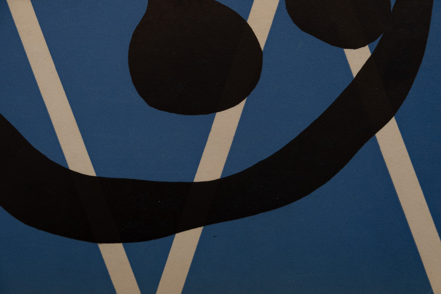 Jean ARP : L'horloge abstraite - Lithographie originale signée