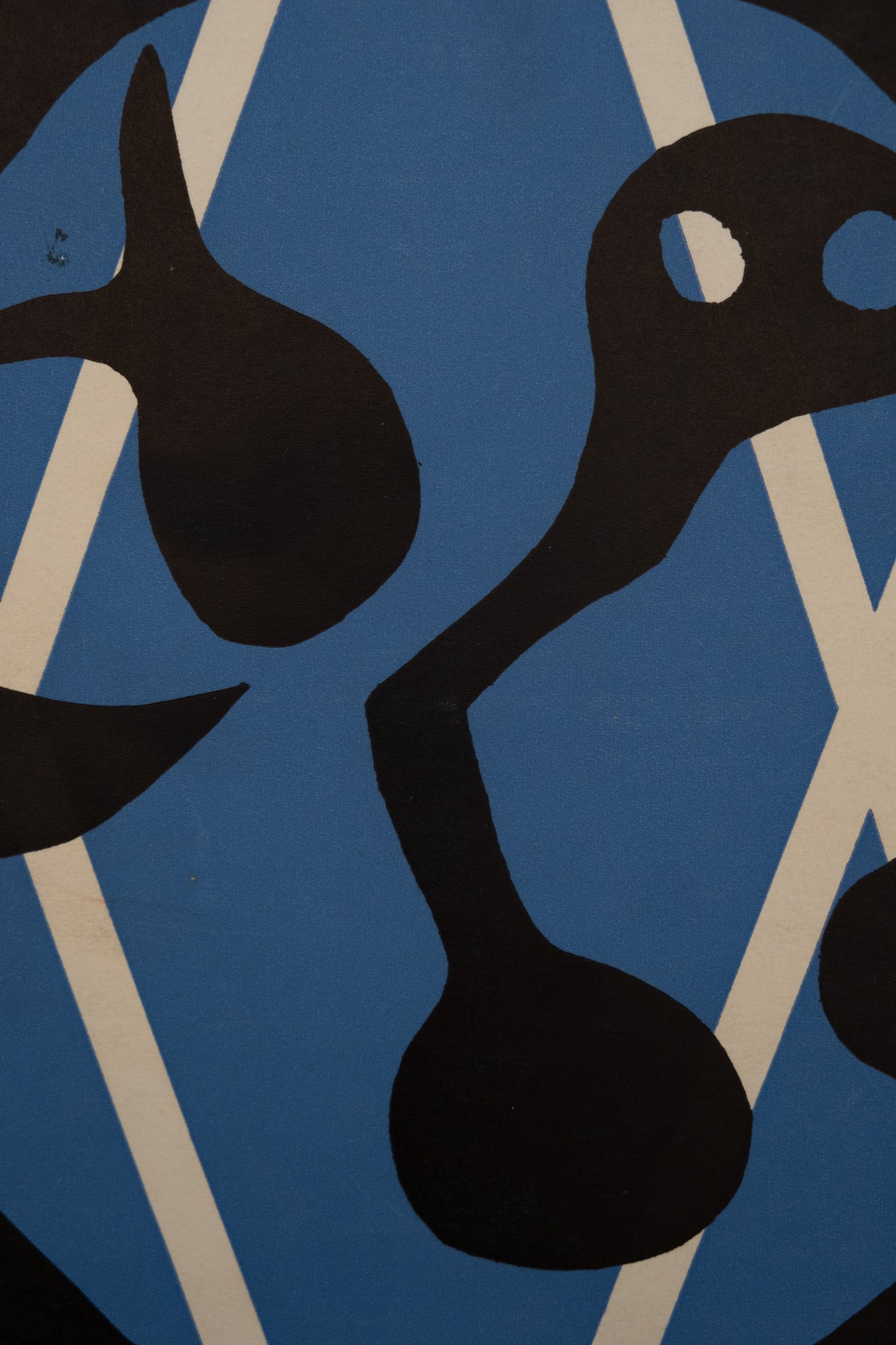 Jean ARP : L'horloge abstraite - Lithographie originale signée