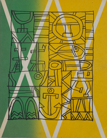 Joaquín TORRES GARCIA : La cale du bateau- Lithographie originale