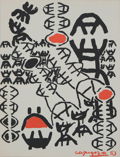 Giuseppe CAPOGROSSI : Chemin de croix - Lithographie originale signée
