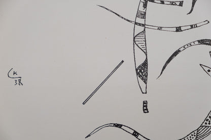 Vassily KANDINSKY : Composition animale - Lithographie signée
