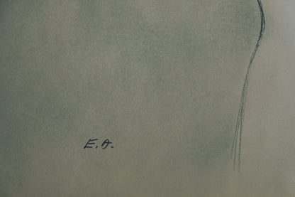 Bernard CHAROY : Isabelle au foulard - Lithographie originale signée