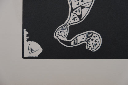 Vassily KANDINSKY : Composition - Gravure originale signée