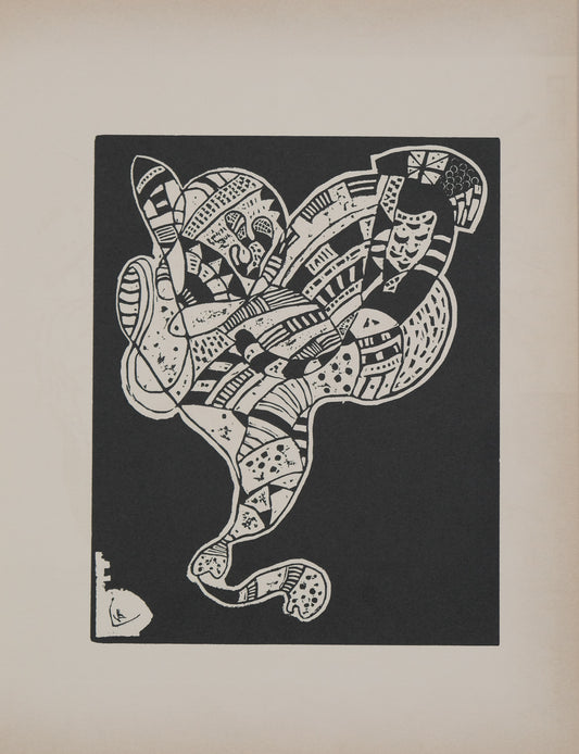 Vassily KANDINSKY : Composition - Gravure originale signée