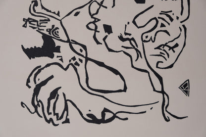 Vassily KANDINSKY : Jour du jugement - Gravure originale signée