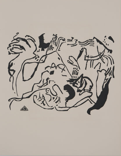 Vassily KANDINSKY : Jour du jugement - Gravure originale signée