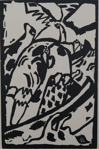 Vassily KANDINSKY : Improvisation 7 - Gravure originale signée