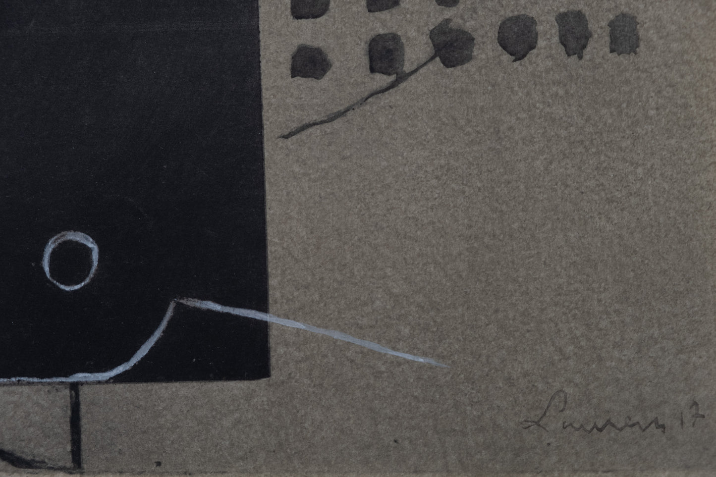 Henri LAURENS : Papier collé à la guitare - Lithographie originale