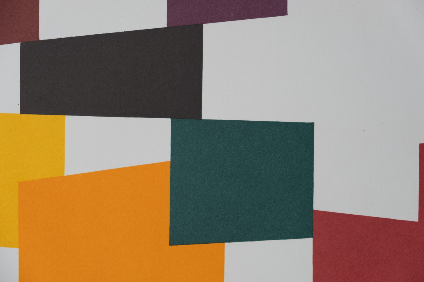 Yaacov AGAM : Composition géométrique - Lithographie originale