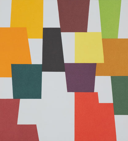 Yaacov AGAM : Composition géométrique - Lithographie originale