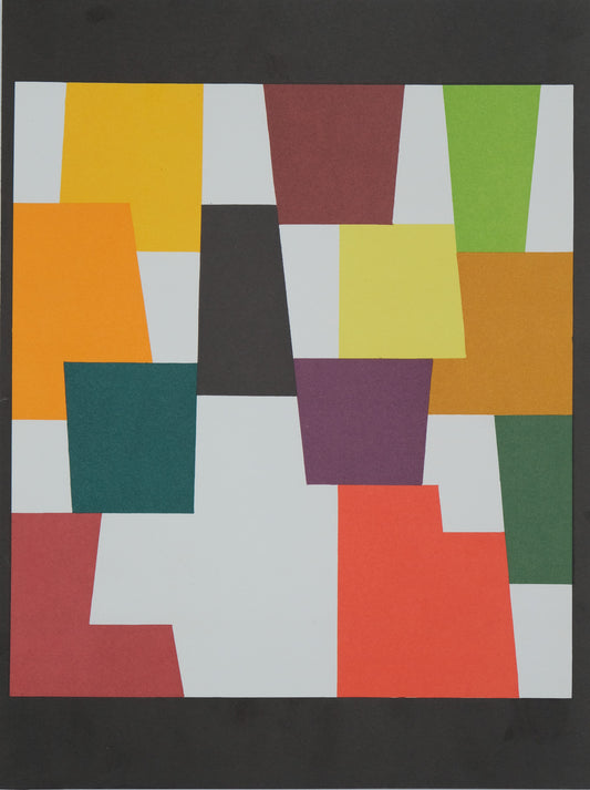 Yaacov AGAM : Composition géométrique - Lithographie originale