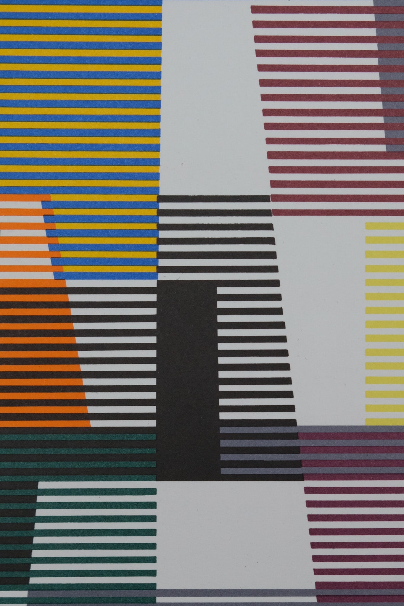 Yaacov AGAM : Illusion d'optique - Lithographie originale