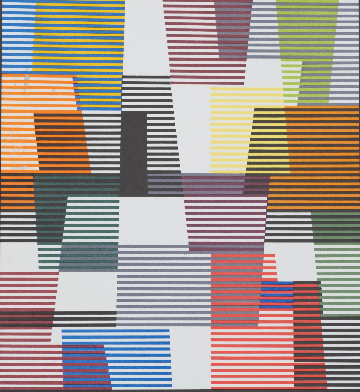 Yaacov AGAM : Illusion d'optique - Lithographie originale