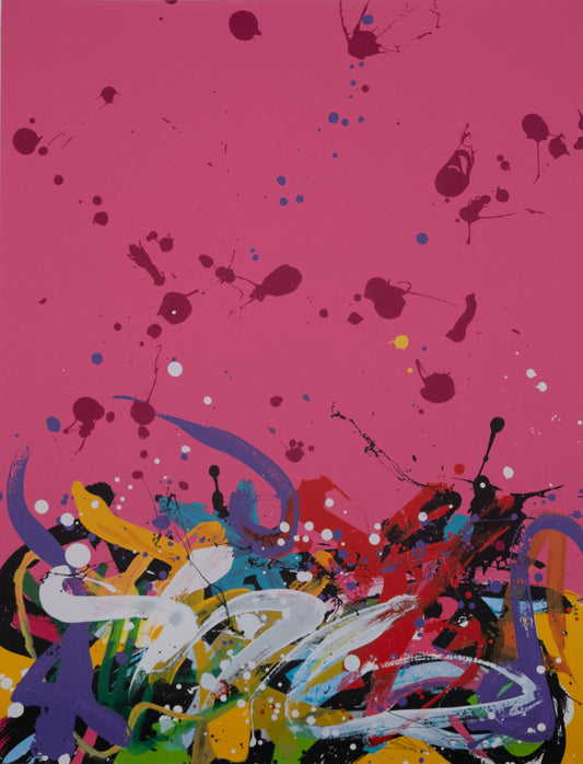 JONONE : Pink - Sérigraphie originale signée