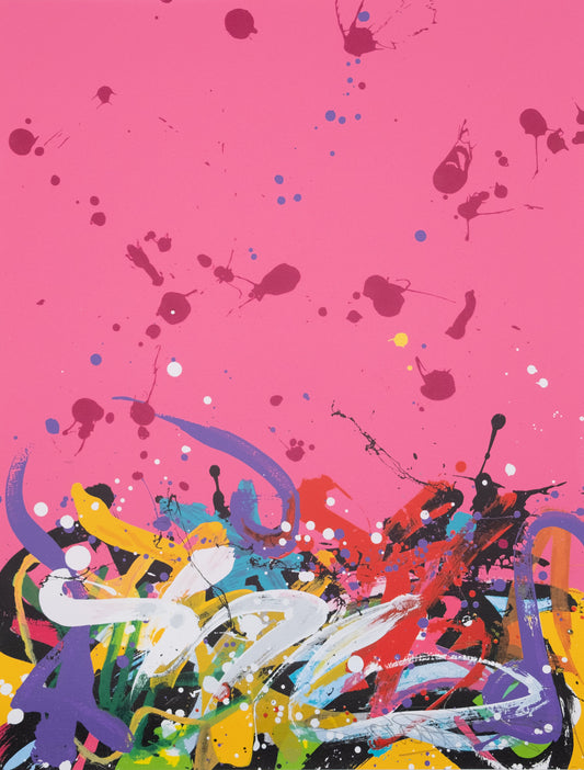 JONONE : Pink - Sérigraphie originale signée