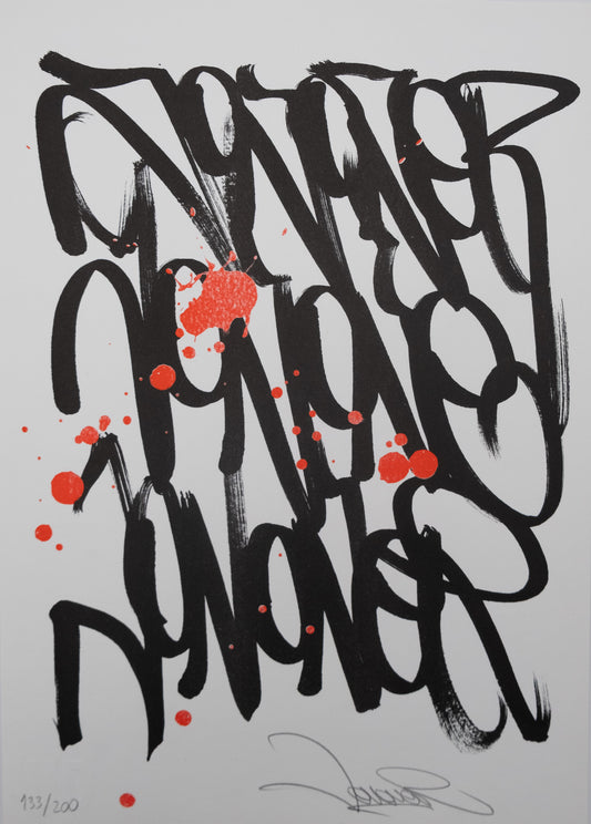 JONONE : Spectre City - Risographie originale signée