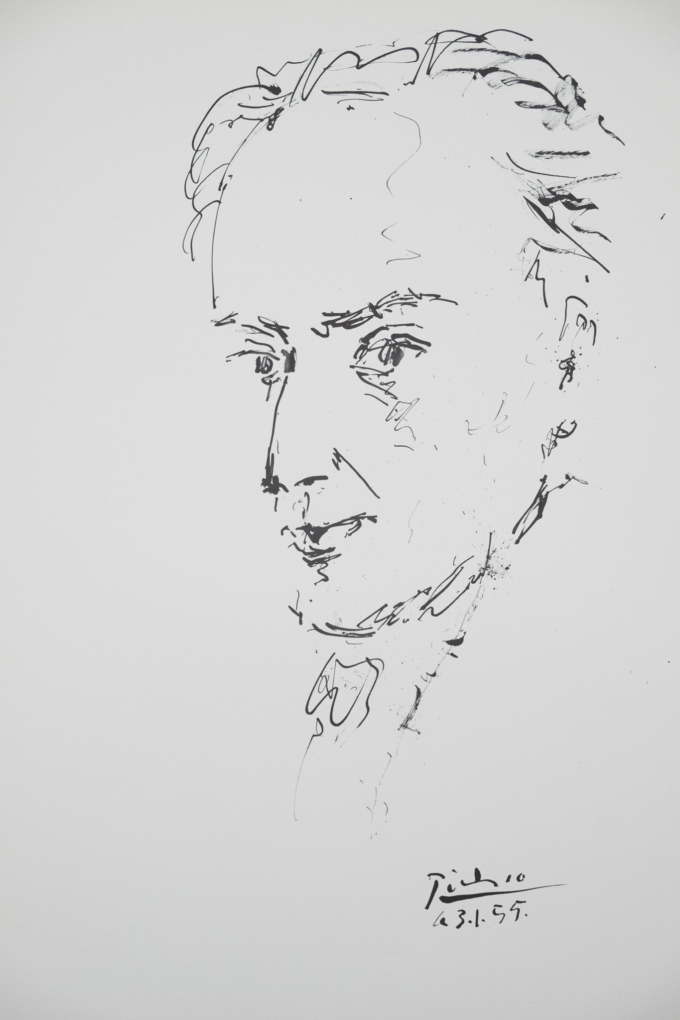Pablo PICASSO : Hommage à Machado - Lithographie signée