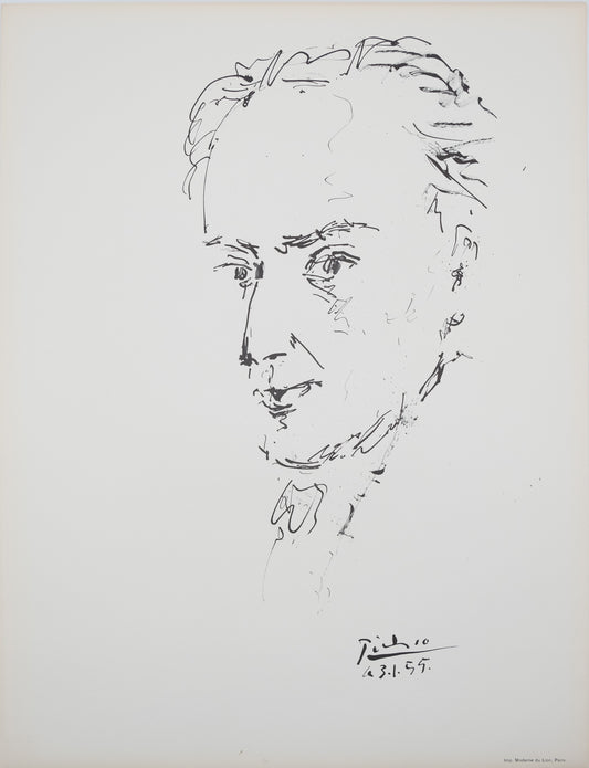 Pablo PICASSO : Hommage à Machado - Lithographie signée